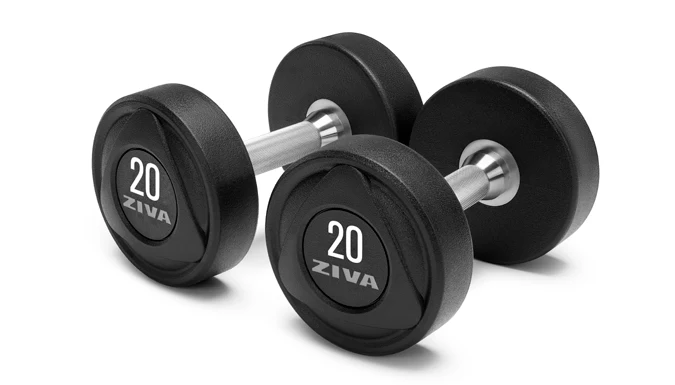 Sl RPU Dumbbells (2.5Kg Increments) ZIVA SL