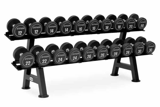 XP 10-Pair Dumbbell Rack With Saddles ZIVA XP