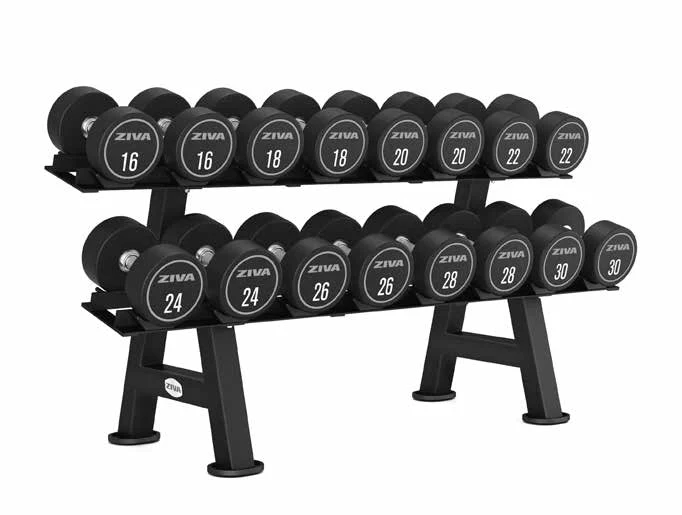 XP 8-Pair Dumbbell Rack With Saddles ZIVA XP