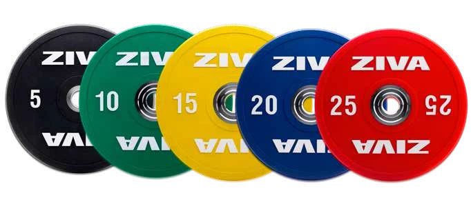 ZVO Rubber Competition Colored Training Bumper Discs ZIVA ZVO