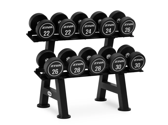 XP 5-Pair Dumbbell Rack With Saddles ZIVA XP