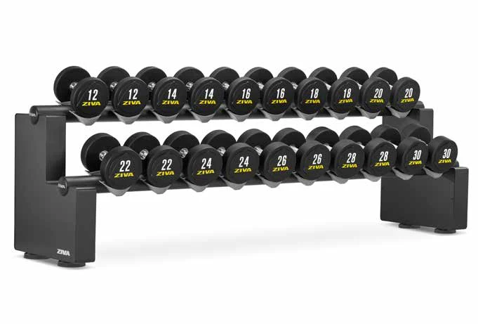 Ex 10-Pair Horizontal Dumbbell Rack 2.0 ZIVA EX
