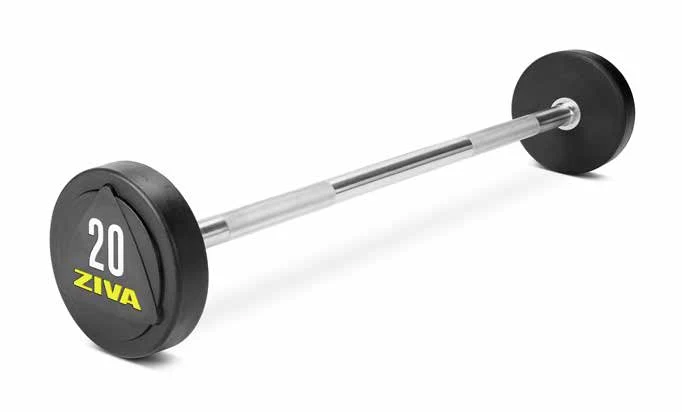ZVO Solid Steel Urethane Barbell ZIVA ZVO
