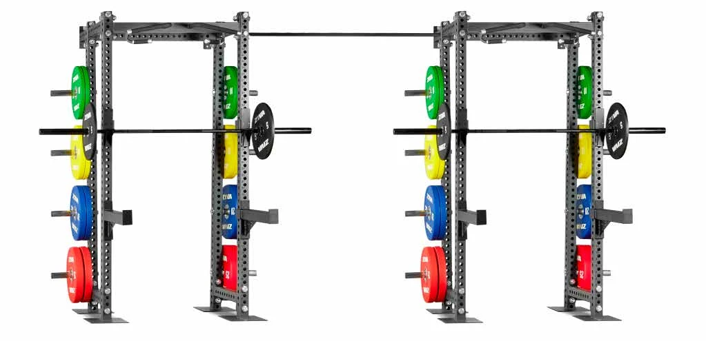XP Wall Half Rack + Single Pull Up Bar + XP Wall Half Rack ZIVA XP Wall System